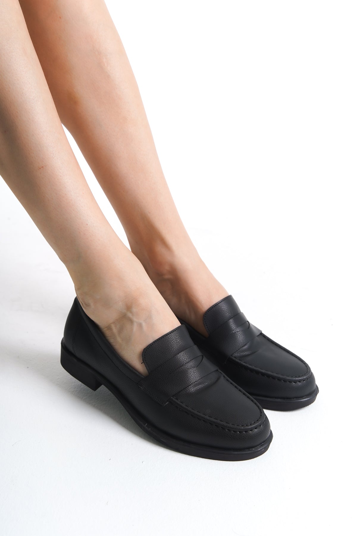 Selina Siyah Rengi Loafer